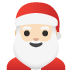 🎅🏻 Santa Claus: light skin tone display on Google